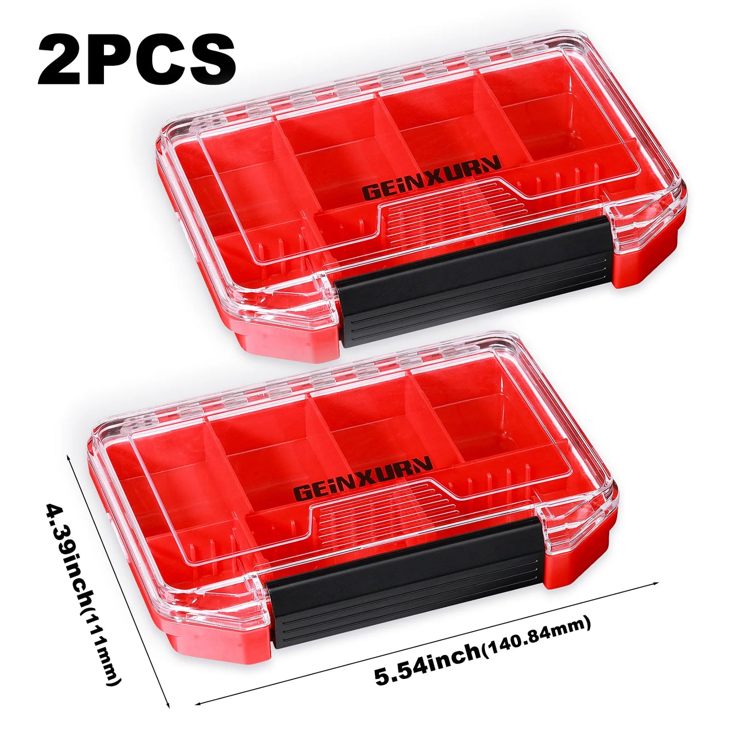 IPX4 Wasserdichter Kleinteile Organizer mit Trennwänden für Schrauben Bits