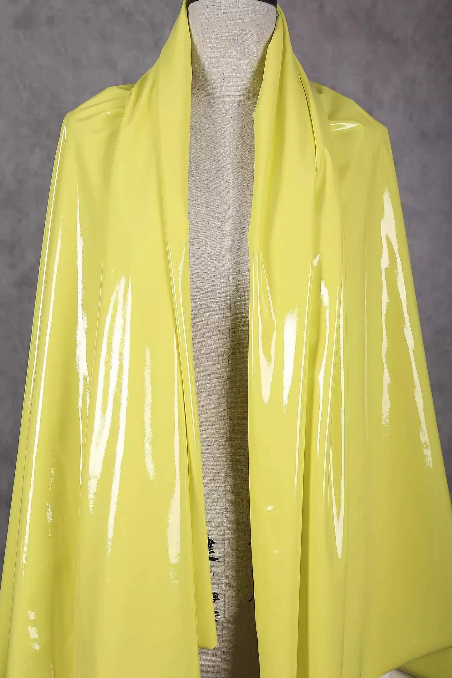 50x145cm Glänzender Elastischer Kunstleder Stoff für Kleidung DIY Projekte