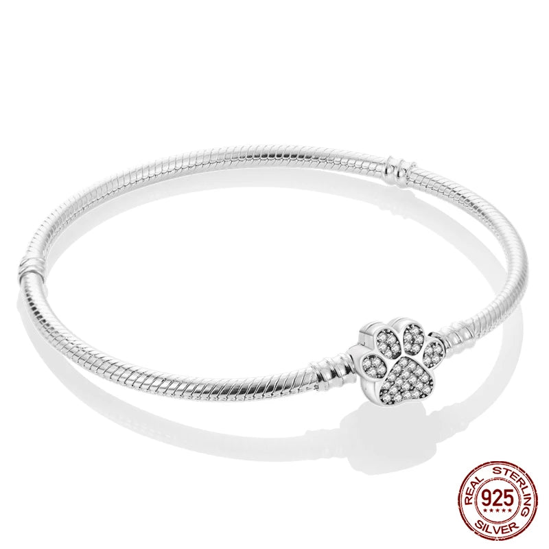 Armband Silber 925 mit Stern Mond Sonne und Grünem Zirkon Charm