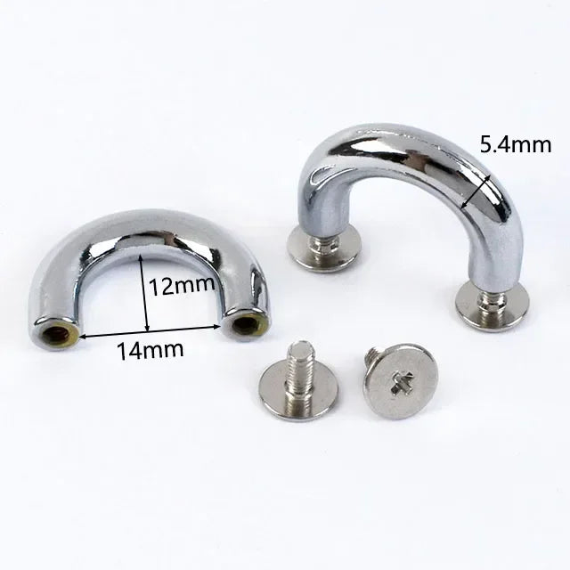 10-30 Stück Metallschnallen U-Ring 10-20mm für Taschen und DIY Projekte