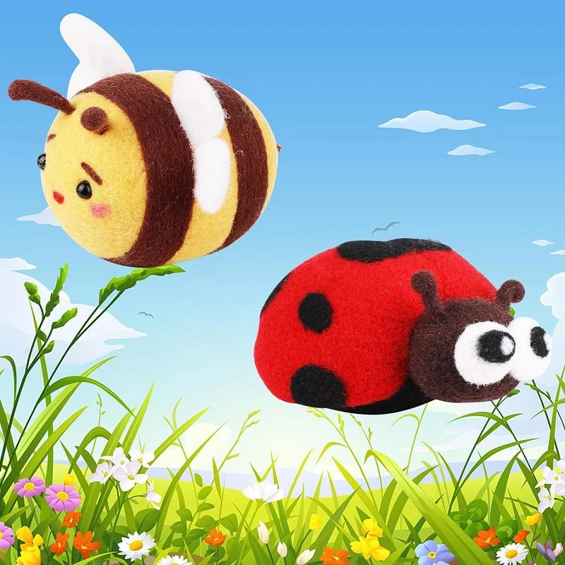 Umfangreiches Wollnadel-Filz-Set für kreatives DIY-Handwerk