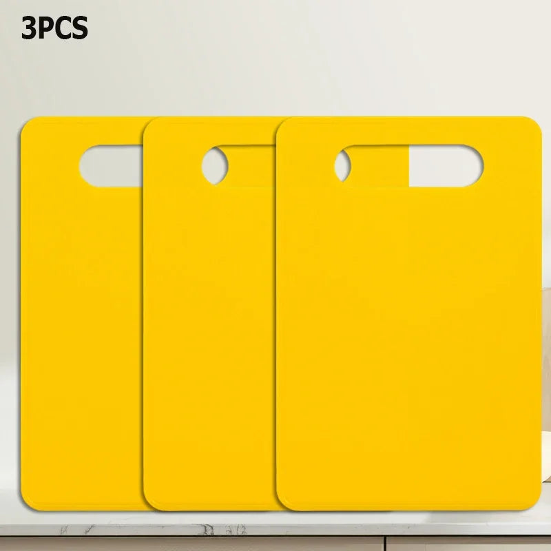 Flexibles Küchenschneidebrett aus Kunststoff rutschfest für Fleisch Gemüse