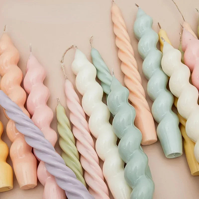 Spiralen Lange Stange Silikon Kerzenform für DIY Kerze und Seife