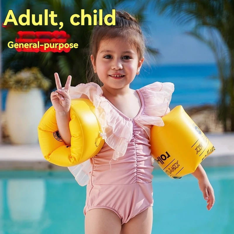 Sicher - Bequem: Aufblasbare Armschwimmerbänder aus PVC, 1 Paar, ideal fürs Schwimmen