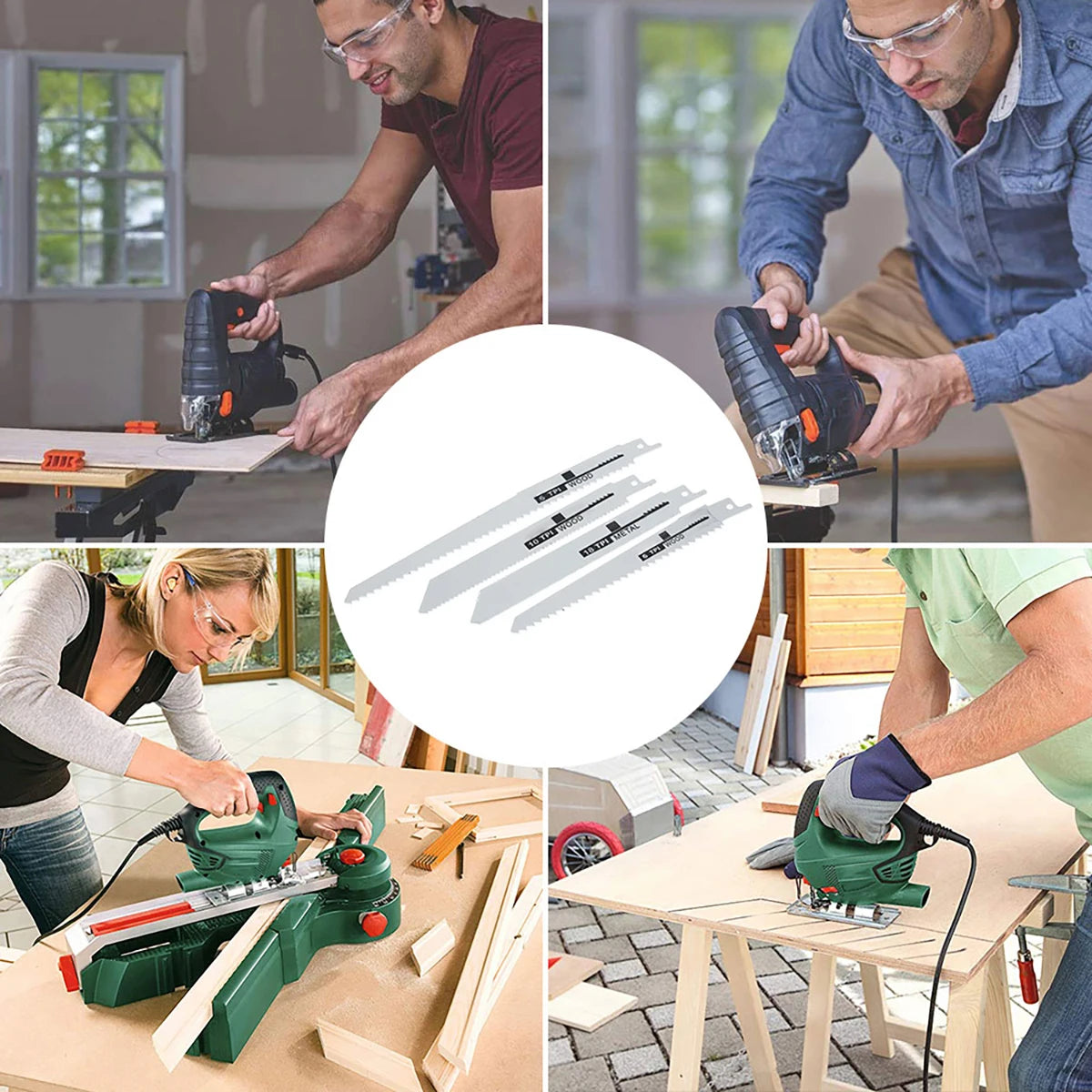 10-tlg. Säbelsägeblätter Set für Holz, Metall, Kunststoff - Vielseitig Präzise
