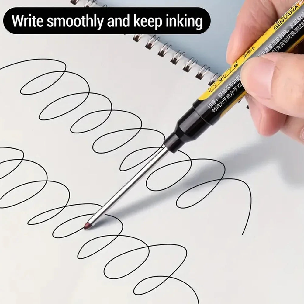 45mm Langspitze Tiefloch Marker – Wasserfester Stift für Holz, Fliesen, Metall