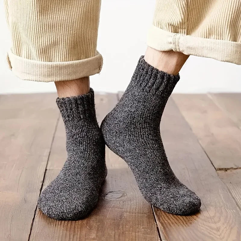 Warme Winter Socken für Herren mit Mittelhohem Schaft