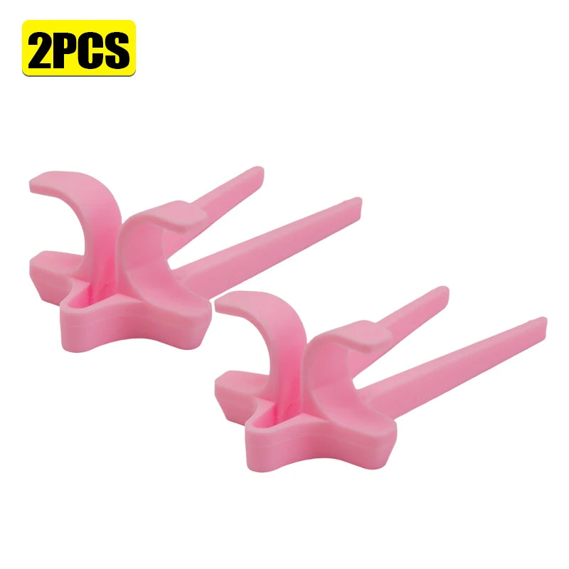 Finger Stäbchen Kunststoff Snack Halter für sauberes Essen 1 bis 4 Stück