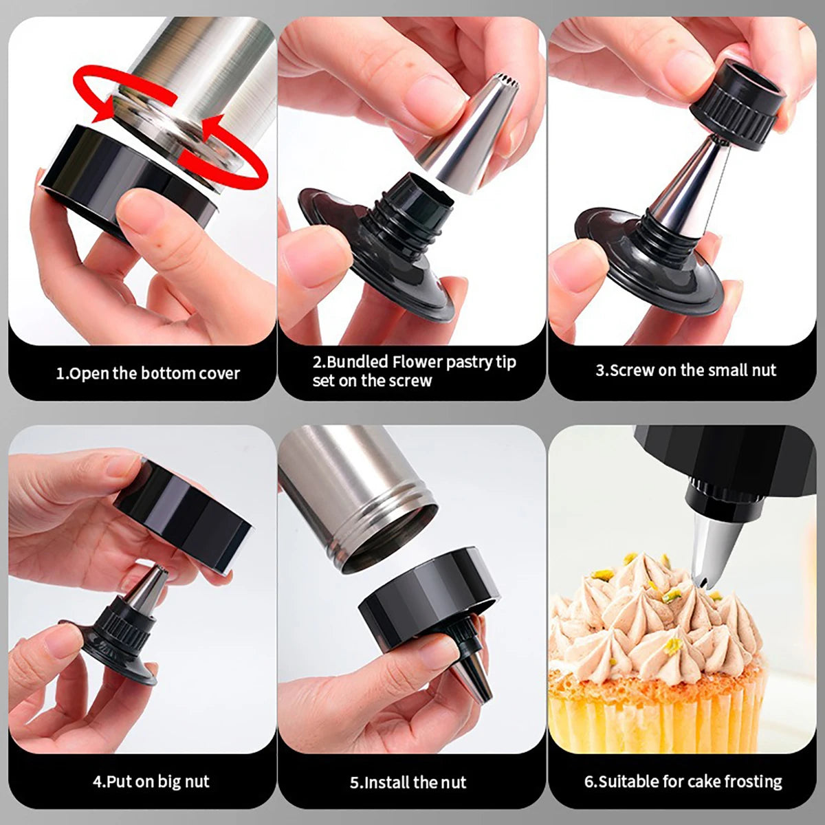 Formenset aus Edelstahl für kreative Keksherstellung