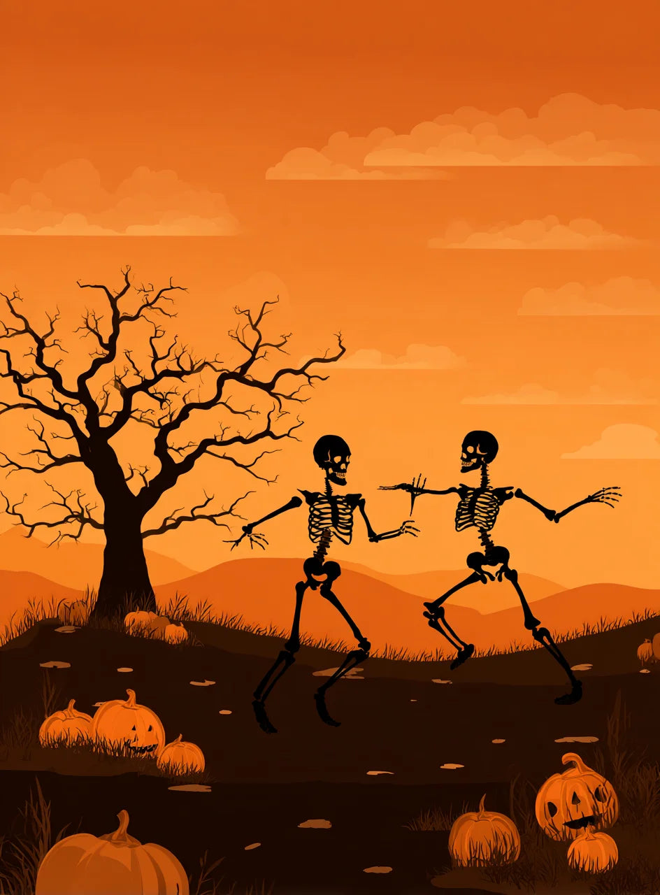 Halloween Malen nach Zahlen Set für Erwachsene Leinwand Wandkunst DIY