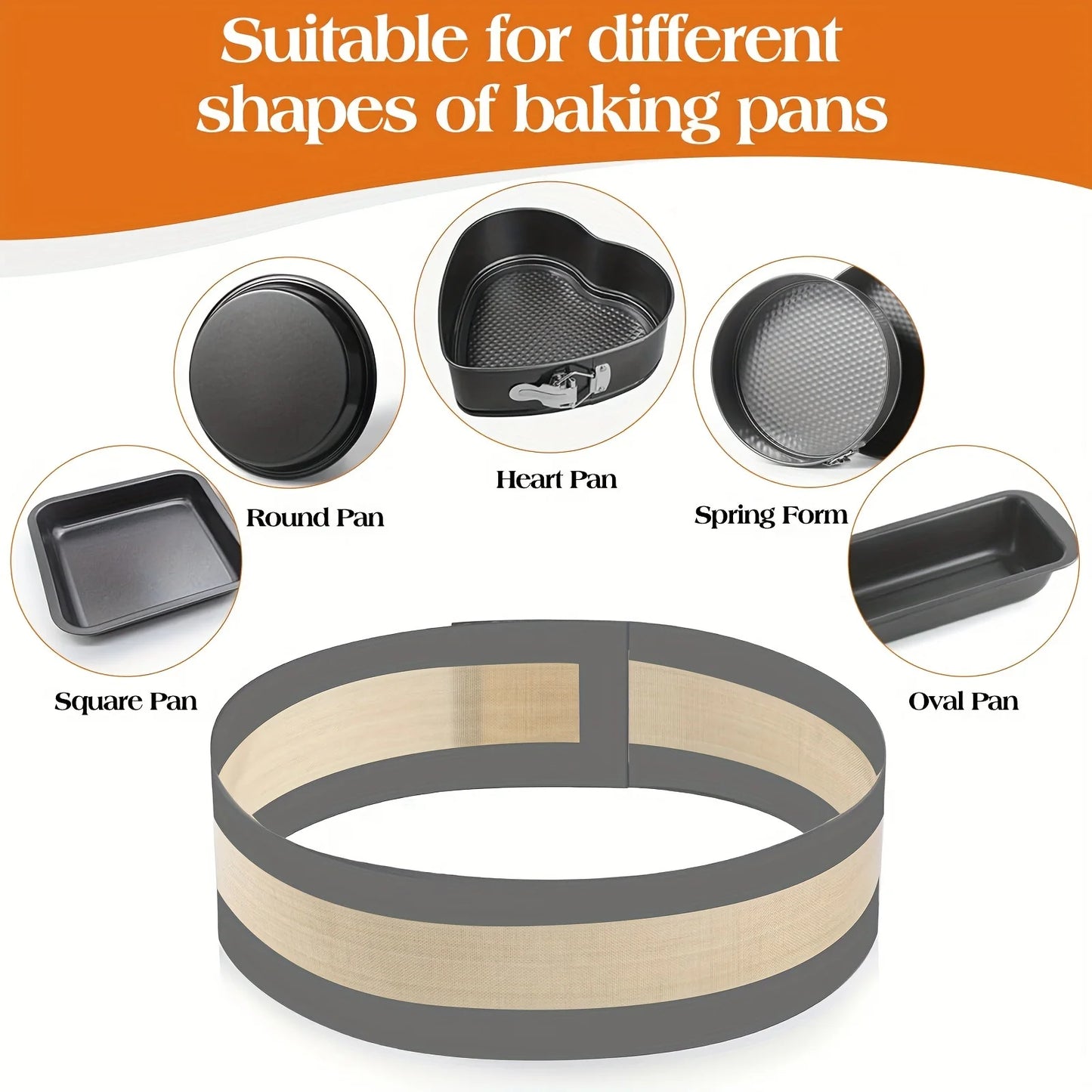 Silikon Backpad für Springform Flachboden verhindert kleben leicht reinigbar
