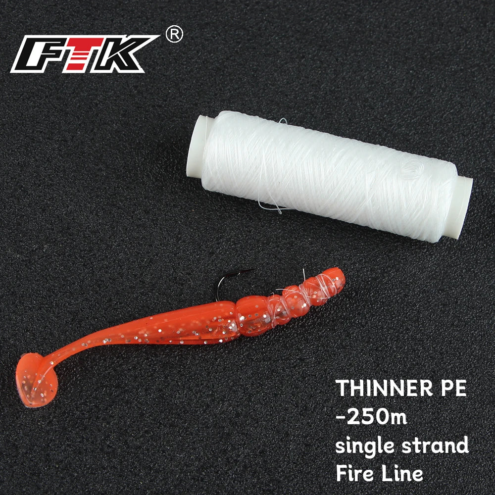 250m Starke Elastische Angelschnur Nylon 0,2mm für Flusssee Teich
