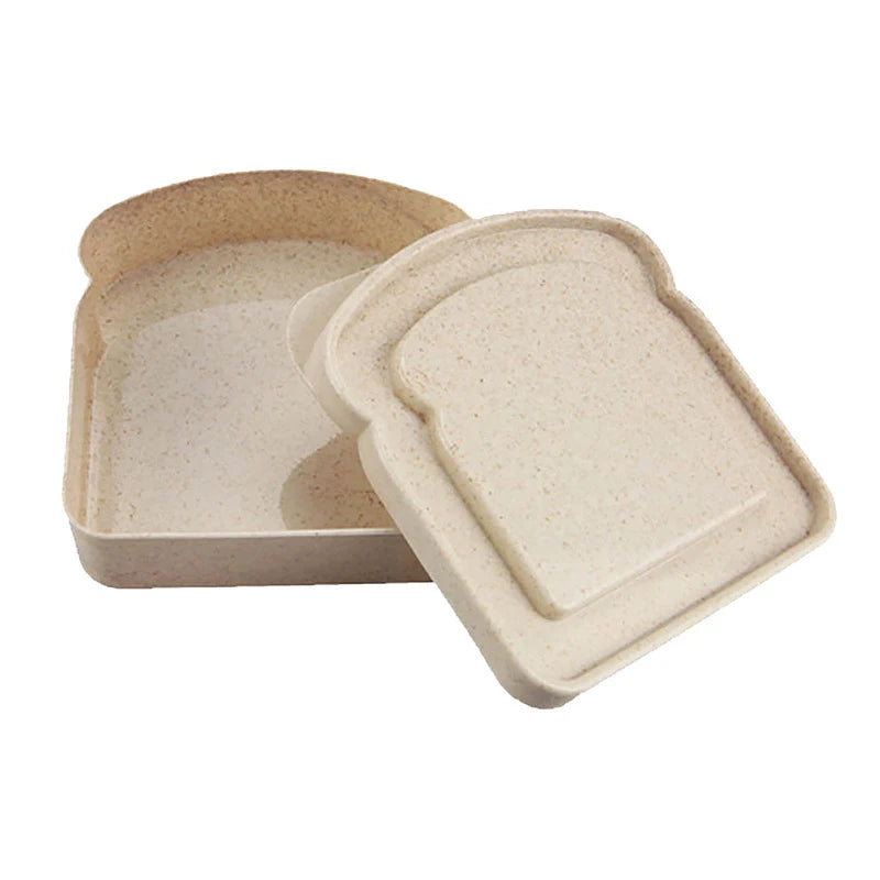 Wiederverwendbare Sandwich Lunchbox mit Deckel für tragbare Aufbewahrung