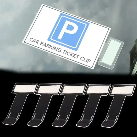 5x Kfz Ticket Clip Windschutzscheiben Halter für Parkscheine Notizen Rechnungen