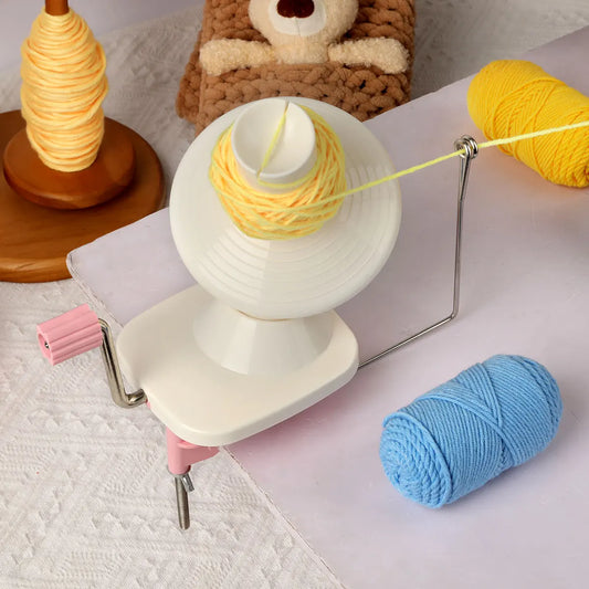 Handbetriebener Garnwickler aus Kunststoff für DIY Stricken und Nähen