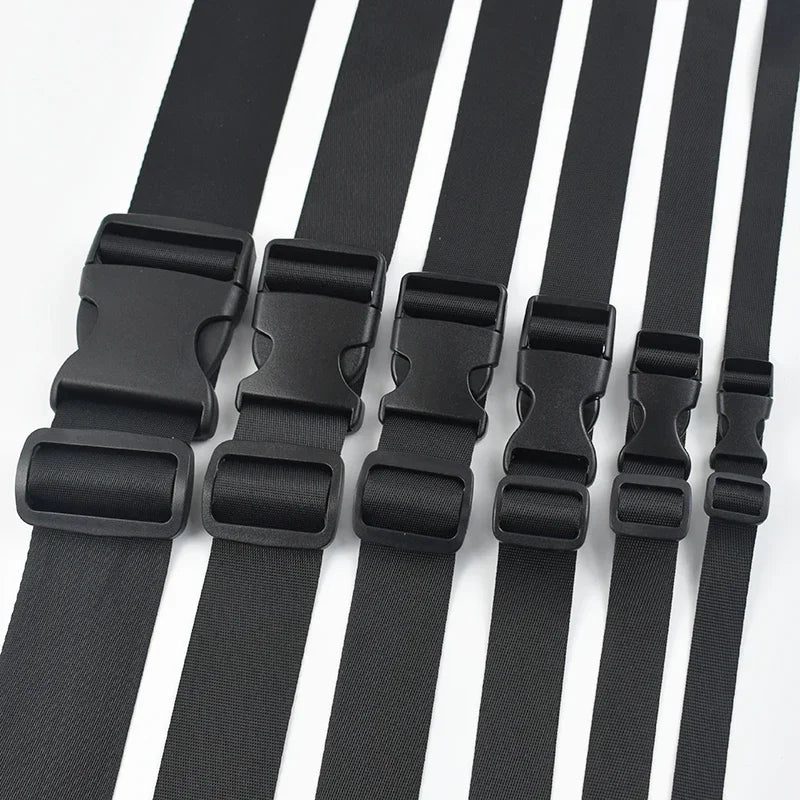 Robuste Kunststoff Schnallen Set für Rucksack, Gurte und DIY Projekte