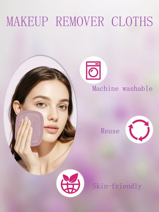 Wiederverwendbare Make up Entferner Tücher mit Farbverlauf 7 Stück