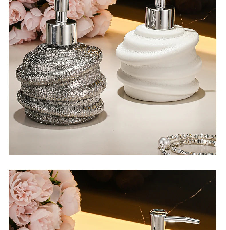 Keramik Seifenspender 300 ml für flüssige Seife