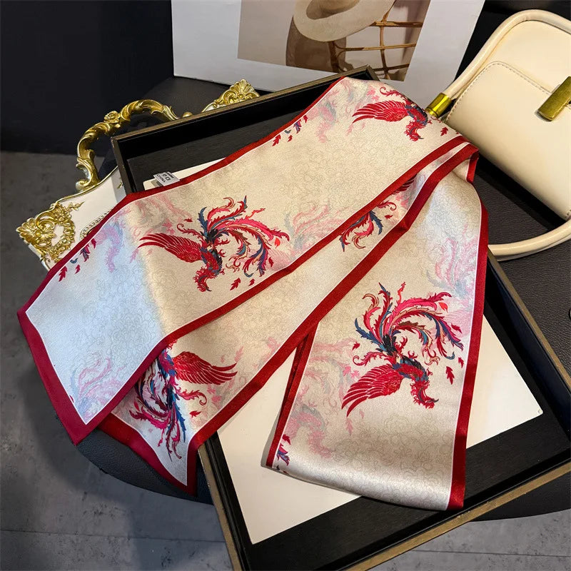 Dünner Seidenschal für Frauen – Multifunktionales Halstuch-Yabubest - Home & More