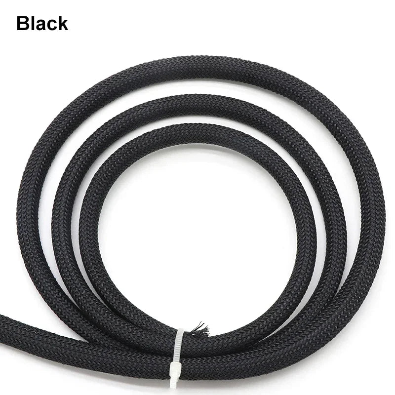 6mm PET Geflechtschlauch – Isolierter Kabel Schutz für Drähte - Bündelung