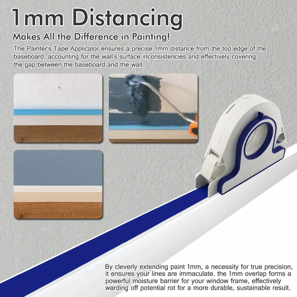 Präziser Maler-Klebebandabroller für saubere Farbkanten