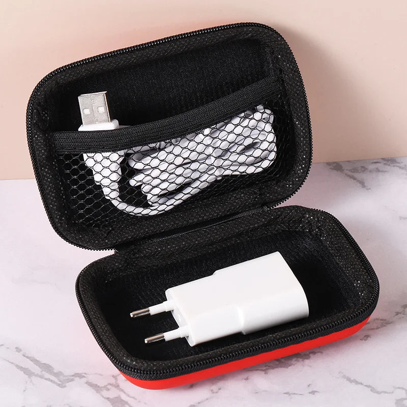 Reise Aufbewahrungstasche für Kopfhörer und Kabel aus EVA Material-Yabubest - Home & More