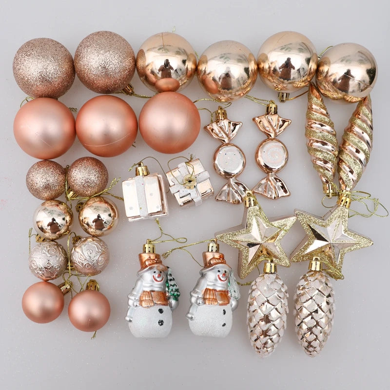 Rote Weihnachtsbaumschmuck Kugeln große hängende Anhänger