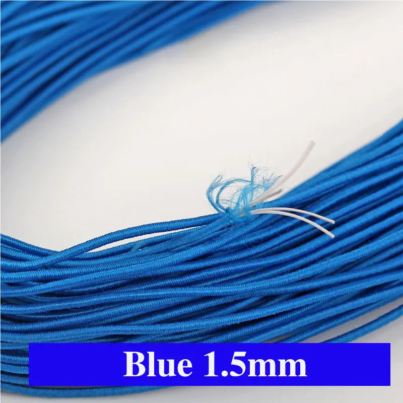 Buntes 1,5mm Gummiband für DIY Nähen Schmuck Bastelprojekte