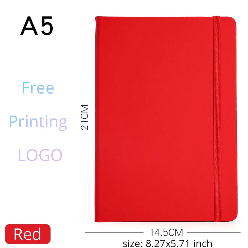 Notizbuch A5/A6 PU-Leder mit individuellem Logo – Tagebuch & Journal-Yabubest - Home & More