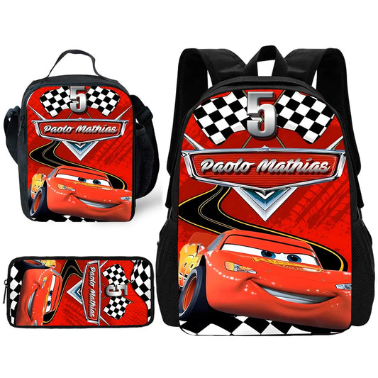 Kinder-Schulrucksack Set mit Lunchtasche und Federmäppchen, robust und praktisch