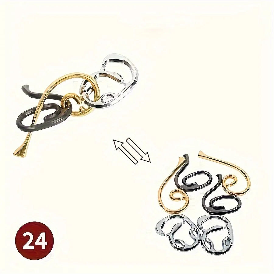 Herausforderndes 3D Metall-Puzzlespiel für Konzentration und Logik