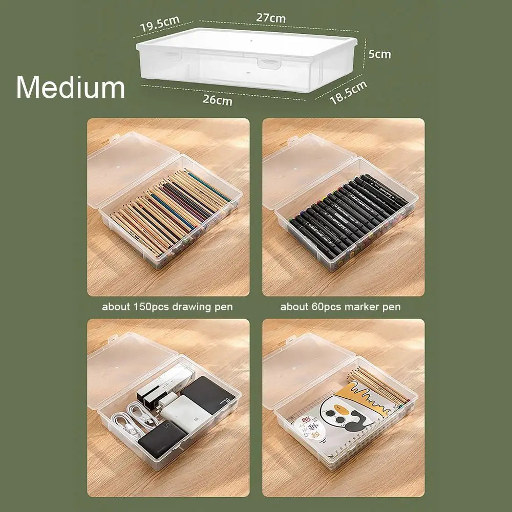 Multifunktionale Kunststoff Aktenbox für Schule & Home Office-Yabubest - Home & More