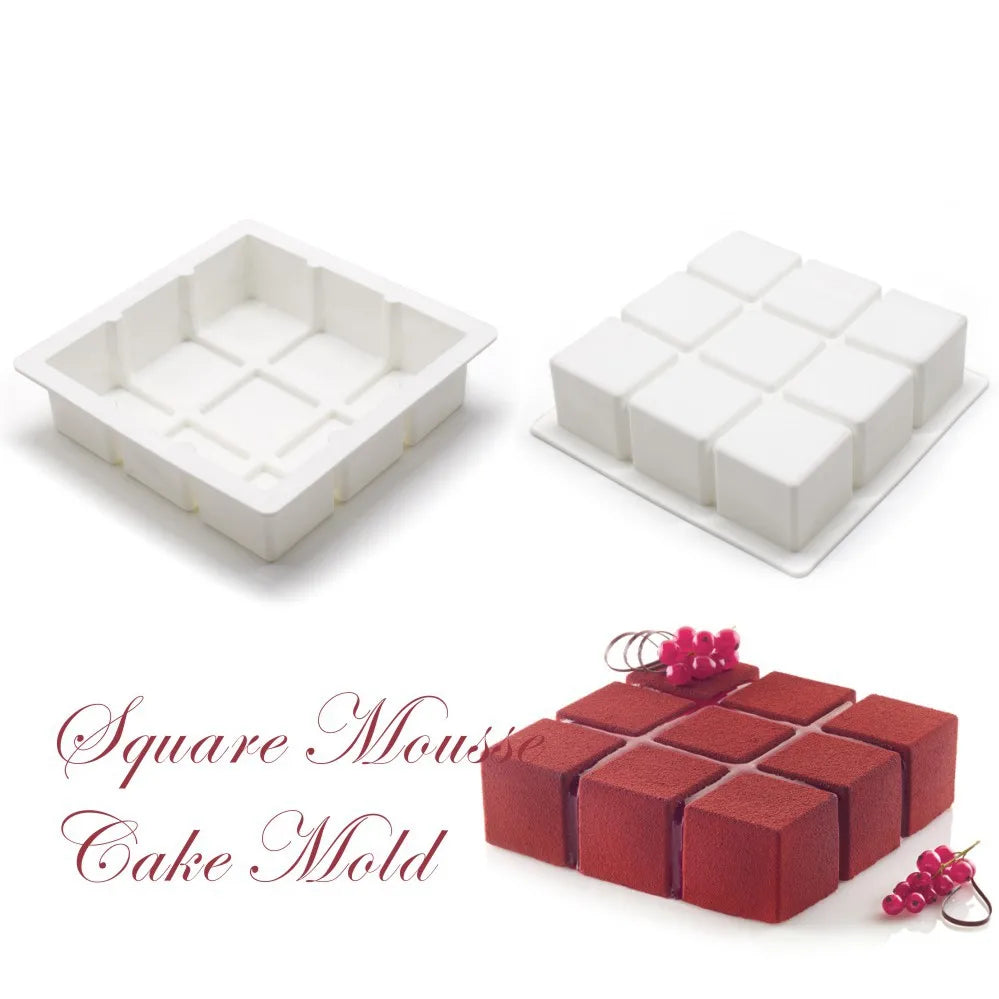 Runde Silikon Backform Große Blume für Kuchen Mousse