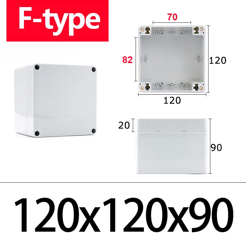 Wasserdichte Anschlussdose ABS mit IP67 Schutz für Außenbereich