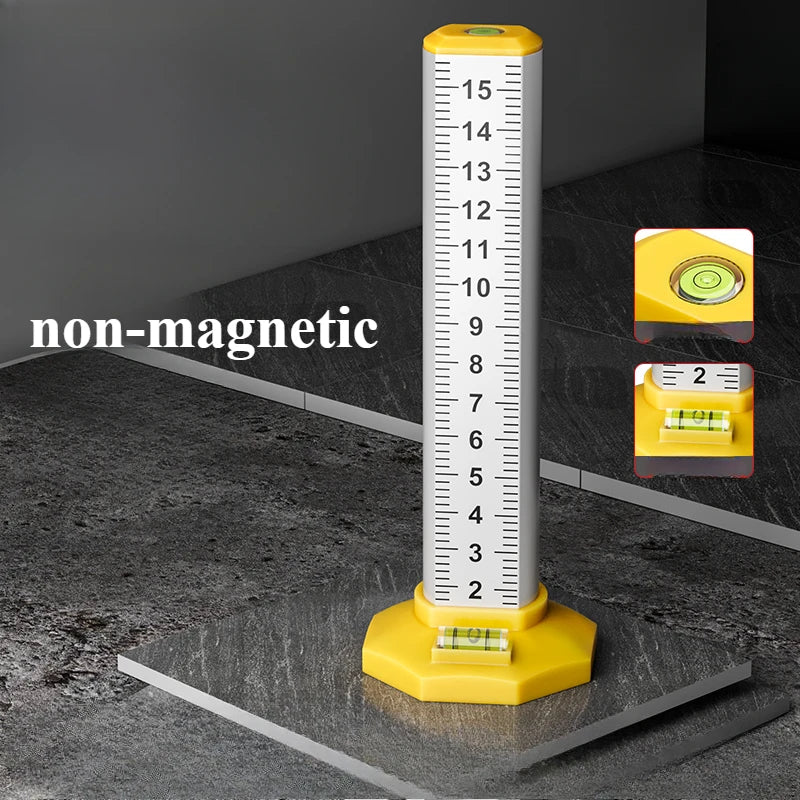 Präzisions-Nivellierlineal für Decken - Bodenfliesen – Magnetisch - Höhenmessung