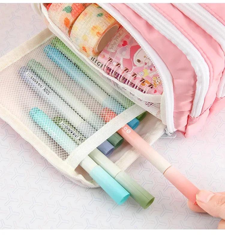 Praktisches Federmäppchen mit großem Fassungsvermögen für Schule und Büro