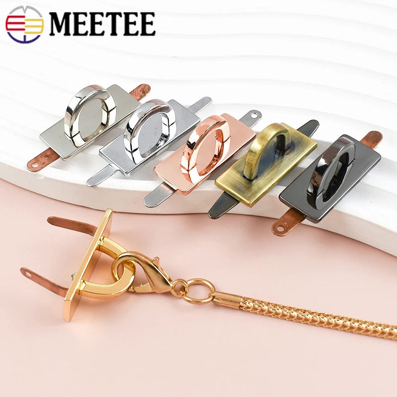 Metall Schnallen D Ring Clips Set für Taschen Gürtel DIY Zubehör 4 8 12 Stück