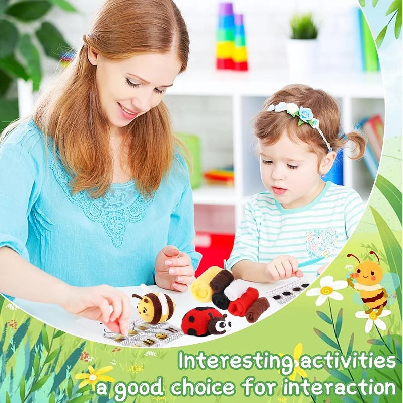 Umfangreiches Wollnadel-Filz-Set für kreatives DIY-Handwerk