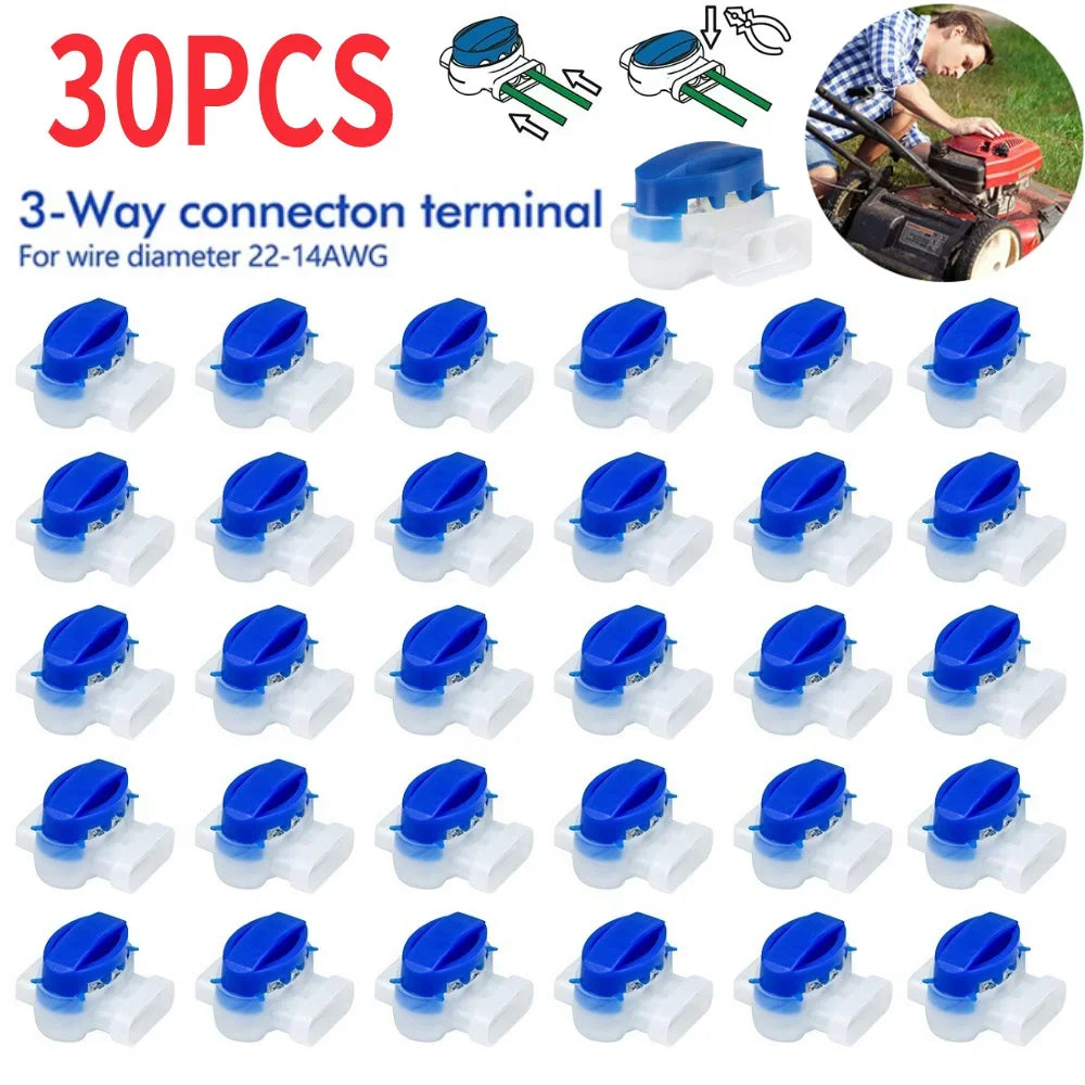 Elektrische wasserdichte Kabelverbinder ohne Abisolieren für Rasenmäher