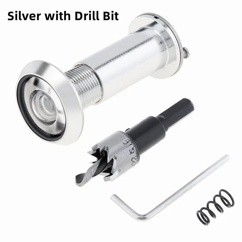 16mm Türspion 200° Weitwinkel – Sicheres Guckloch für 35-60mm Türen