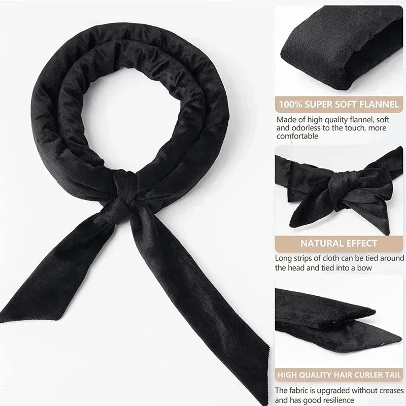 Heatless Curling Rod Stirnband – Sanfte Locken über Nacht für alle Haartypen