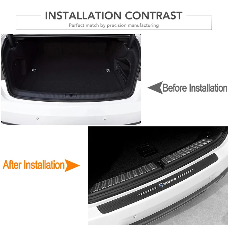 Türschwellen Schutz Aufkleber Carbon Auto 4 5 Teile Set