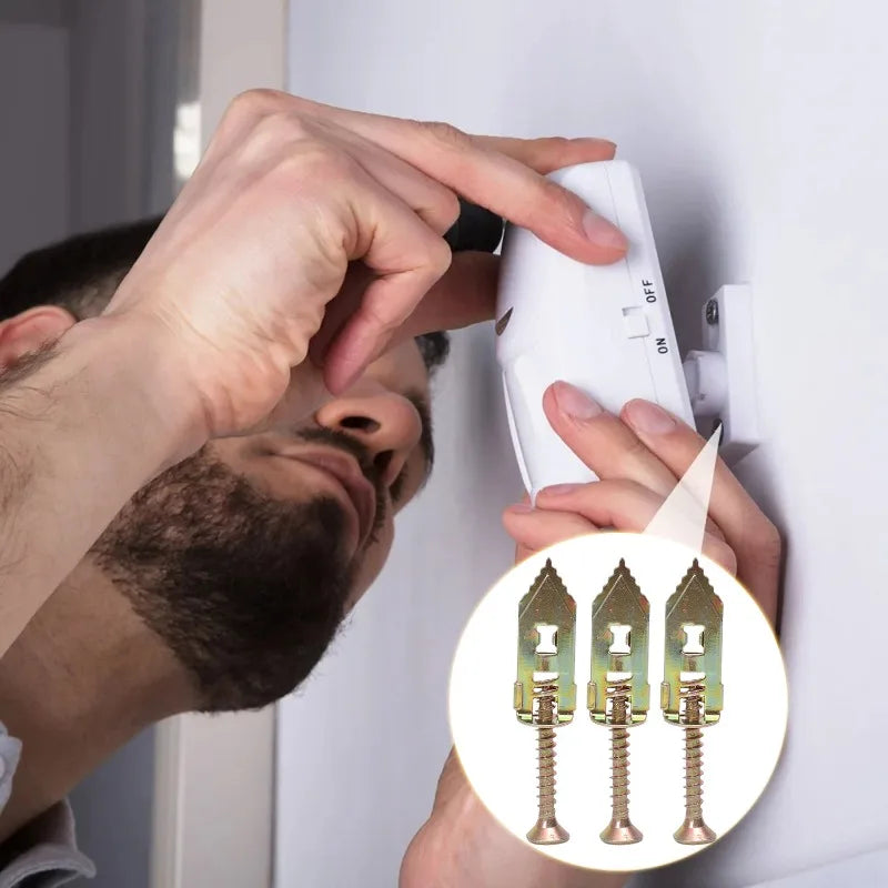 10/100 St. Selbstbohrende Trockenbauanker für Gipskarton DIY Befestigung