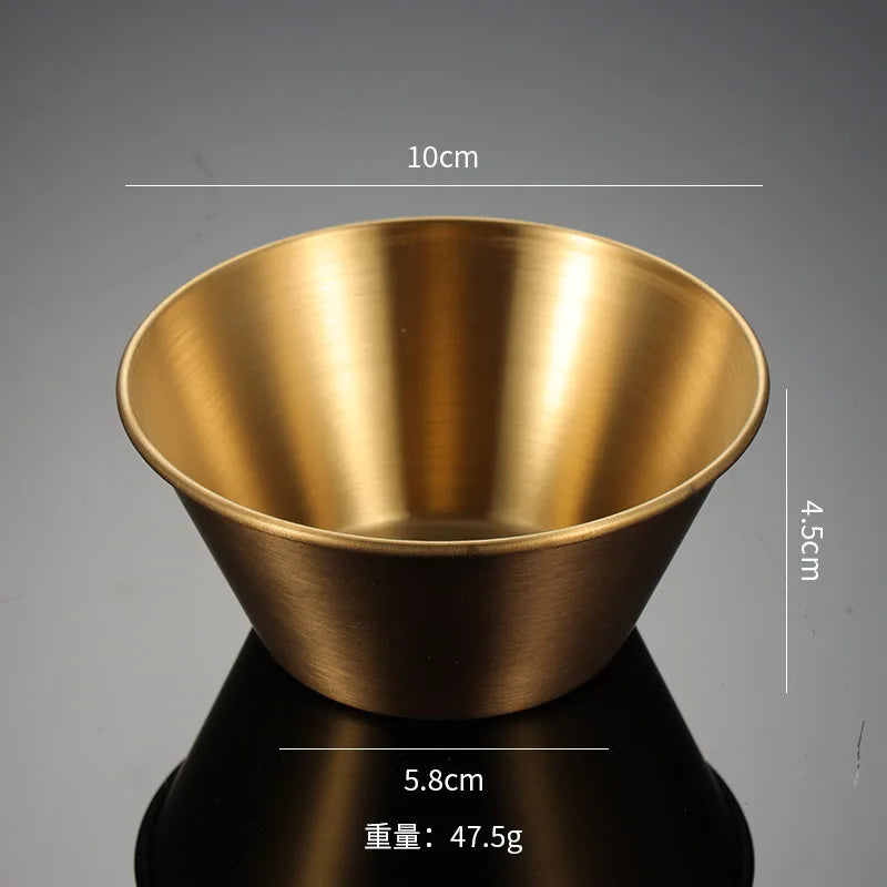 304 Edelstahl Gewürzschale - Runde Dip-Schüssel für Saucen-Yabubest - Home & More