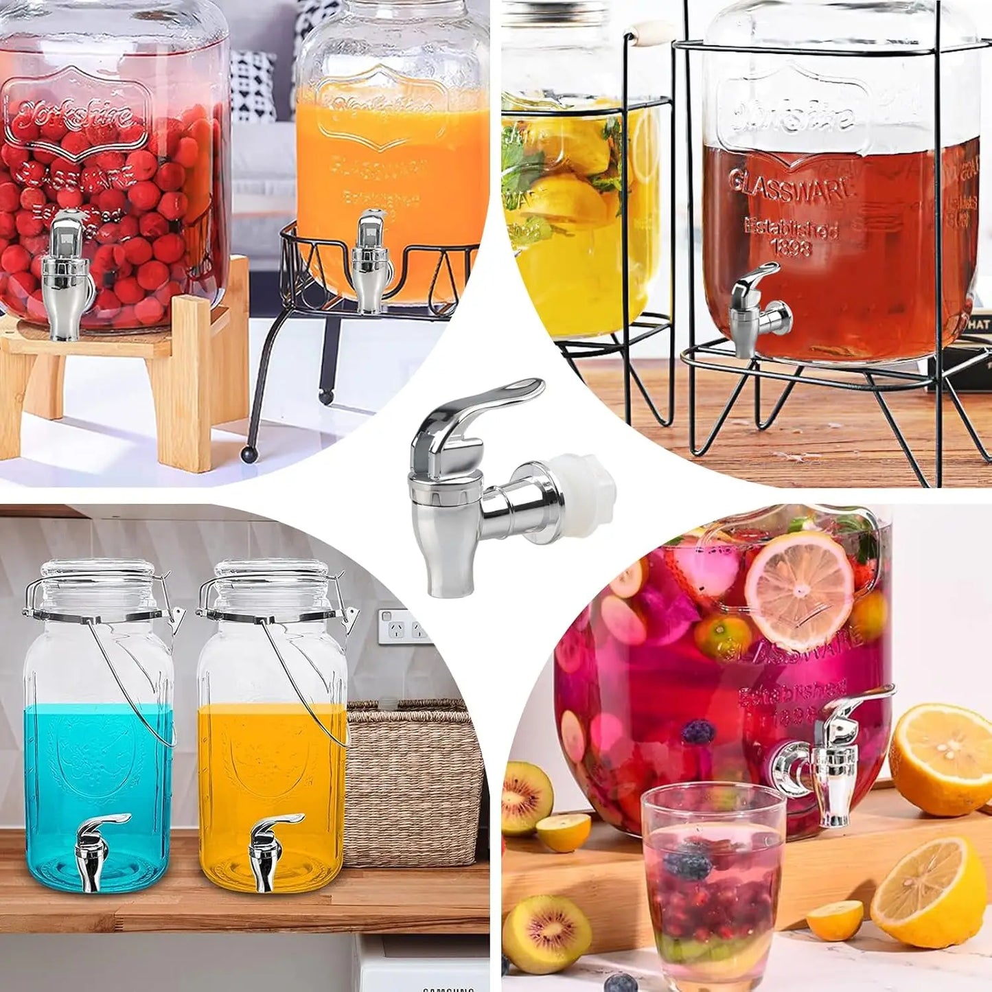 Lebensmittelqualität Kunststoff Getränke Wasserhahn Saftspender Bar