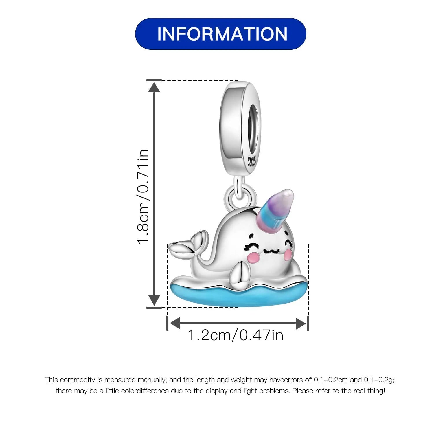 925 Sterling Silber Muschel Seestern Anhänger für Armband
