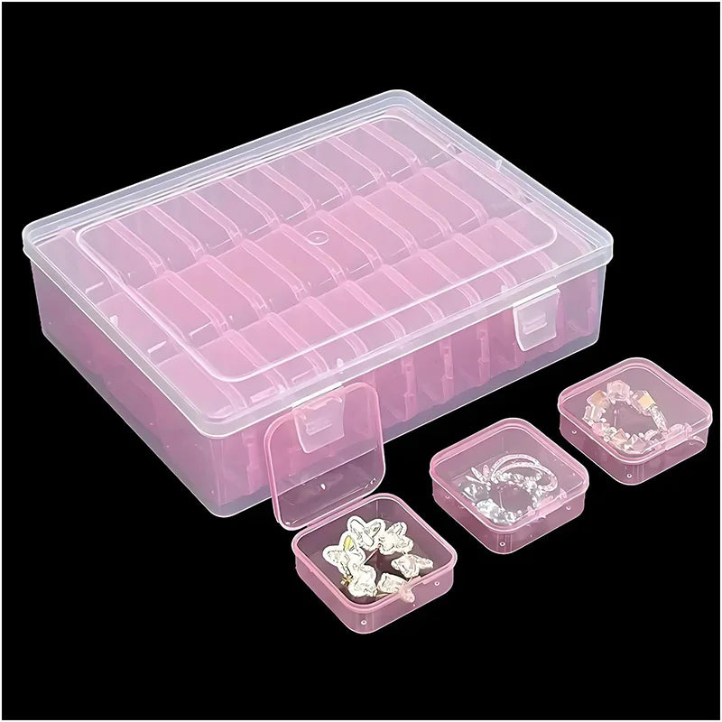 Organizer Box mit 15 Fächern für Schmuck und kleine Accessoires