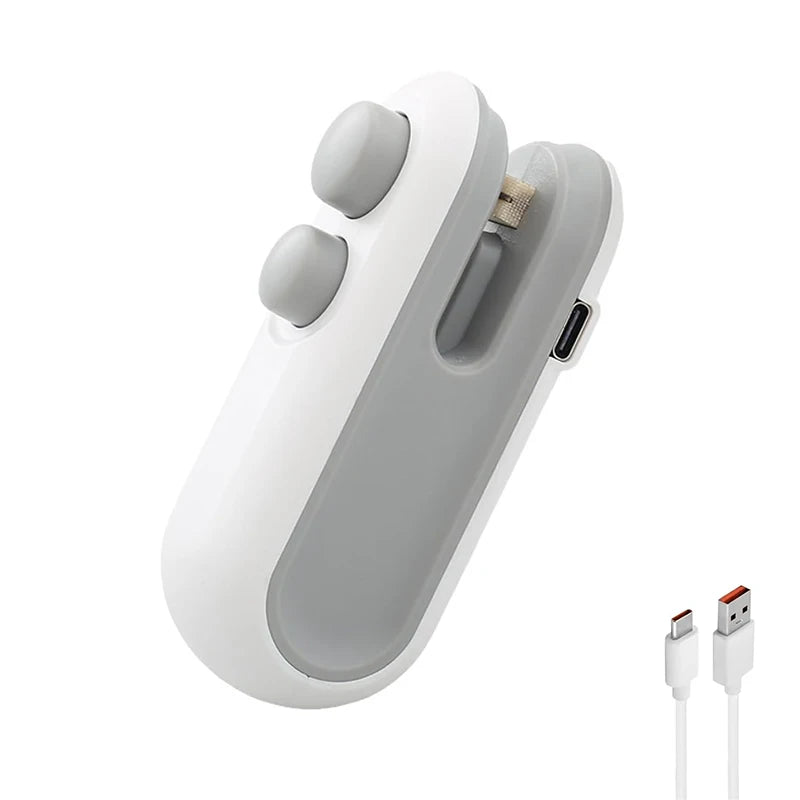 USB-C Mini Beutelversiegelungsgerät 2-in-1 Schneider für frische Lebensmittel