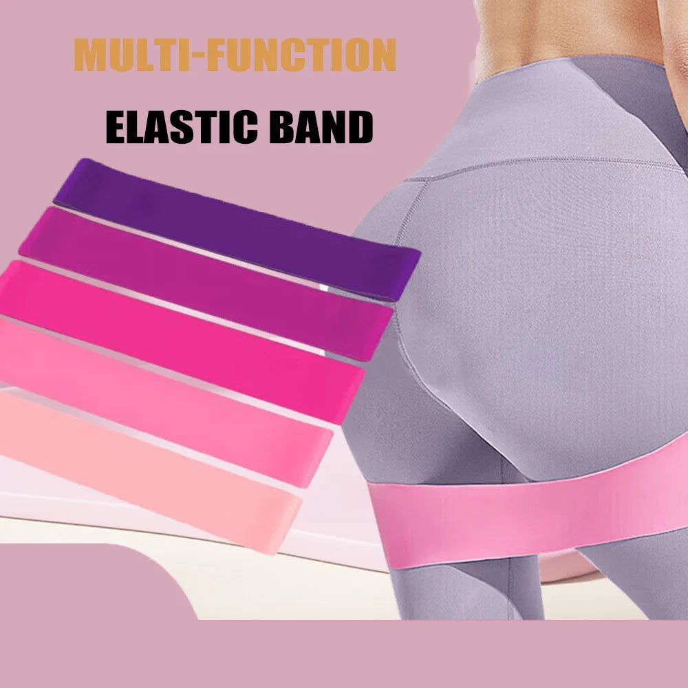Yoga Widerstandsbänder Fitness Elastikbänder Trainingsbänder Hüftübungen