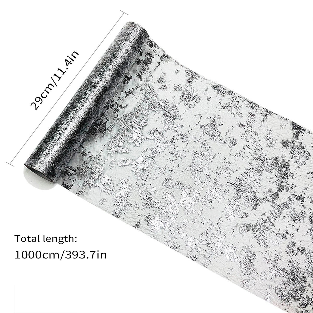 Glitzernder Netz Tischläufer als Rolle – Festliche Dekoration